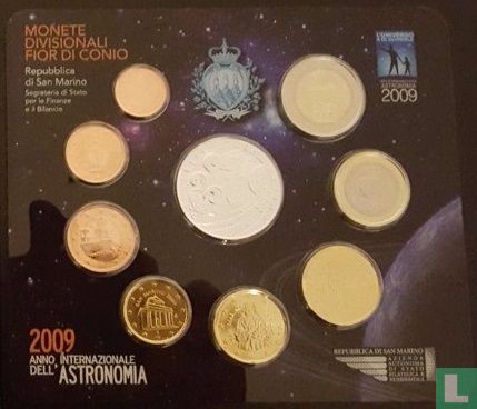San Marino mint set 2009 "International year of Astronomy" - Image 2