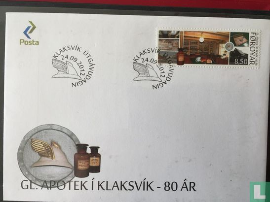 Oude apotheek in Klaksvik