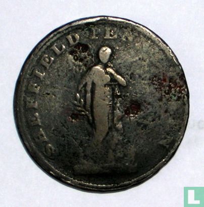 UK  Sheffield Penny Token - Overseers of the Poor  1812 - 1815 - Image 2