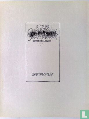 R. Crumb Sketchbook November 1983 to april 1987 - Afbeelding 1