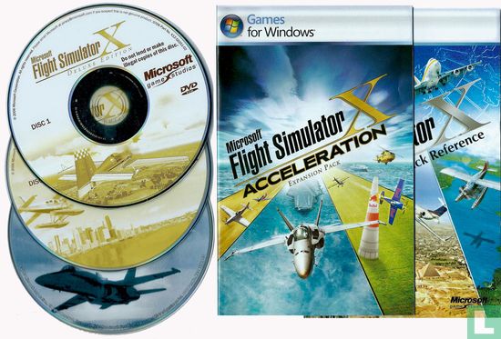 Microsoft Flight Simulator X and Acceleration PC Expansion Pack DVD  882224531610