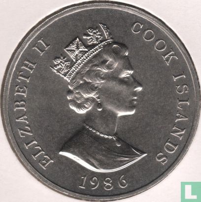 Cook-Inseln 1 Dollar 1986 "Royal Wedding of Prince Andrew & Sarah Ferguson" - Bild 1