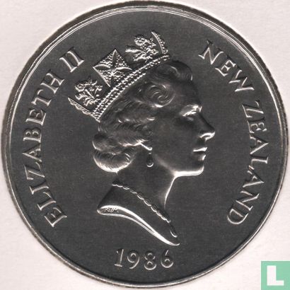 New Zealand 1 dollar 1986 "Royal Visit" - Image 1