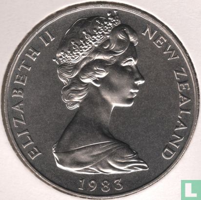 New Zealand 1 dollar 1983 "Royal Visit Prince Charles and Lady Diana" - Image 1