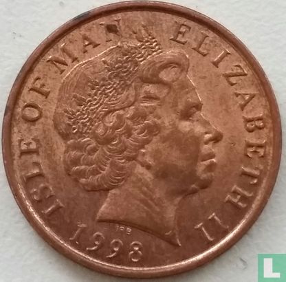 Man 1 penny 1998 (groot hoofd - zonder triskeles) - Afbeelding 1
