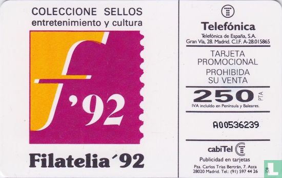 Filatelia'92 - Bild 2