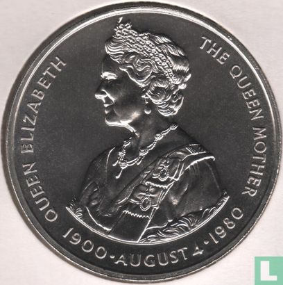 Falklandinseln 50 Pence 1980 "80th Anniversary of Queen Mother" - Bild 1