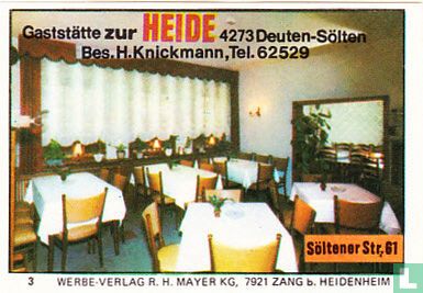 Gaststätte zur Heide - H. Knickmann