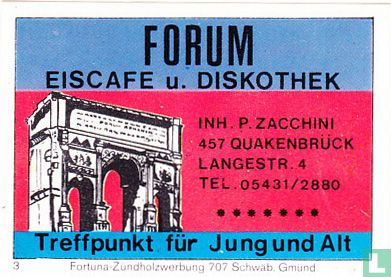 Forum Eiscafe und Diskothek - P. Zacchini