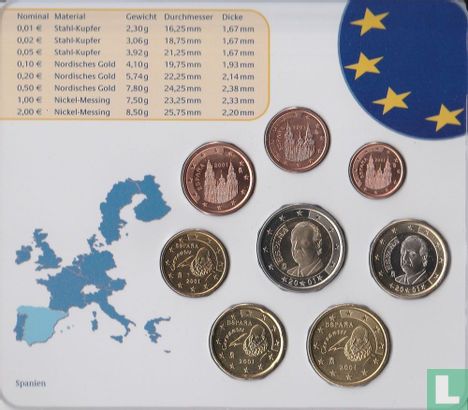 Spain mint set 2001 - Image 2