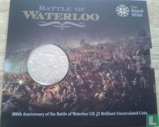 Royaume-Uni 5 pounds 2015 (folder) "200th anniversary of the Battle of Waterloo" - Image 1