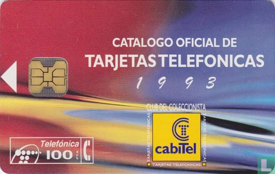 Catalogo oficial de tarjetas telefonicas - Afbeelding 1