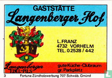 Gaststätte Langenberger Hof - L. Franz