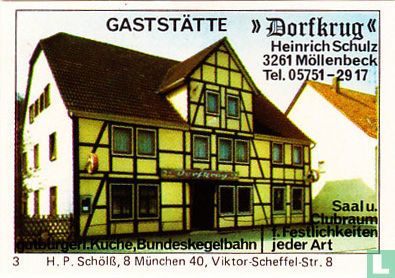 Gaststätte "Dorfkrug" - Heinrich Schulz
