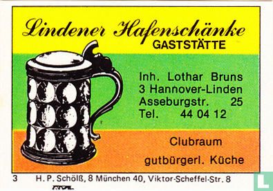 Lindener Hafenschänke - Lothar Bruns