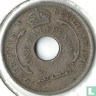 Afrique de l'Ouest britannique ½ penny 1920 (H) - Image 2
