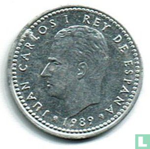 Spanje 1 peseta 1989 (type 1) - Afbeelding 1
