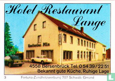 Hotel Restaurant Lange