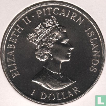 Pitcairninseln 1 Dollar 1990 "200th anniversary First settlement on Pitcairn Islands" - Bild 2