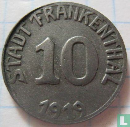 Frankenthal 10 pfennig 1919 - Image 1