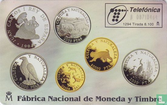 Monedas Conmemorativas cultura y naturaleza - Afbeelding 2