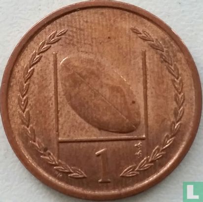 Man 1 penny 1998 (groot hoofd - zonder triskeles) - Afbeelding 2