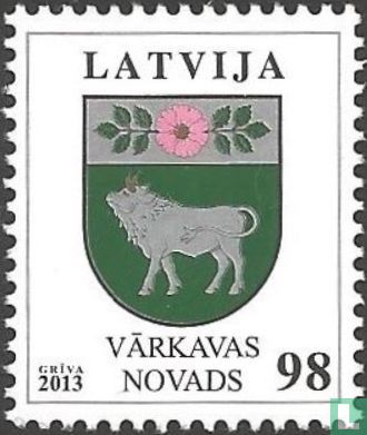 Wapenschild van Varkavas Novads