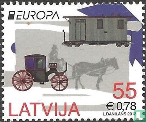 Europa – Postvoertuigen 