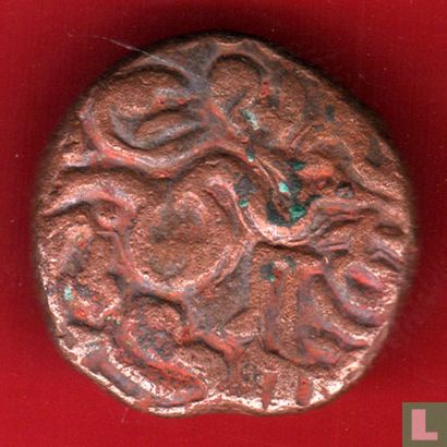 Chola's  onbekende munt  1150-1528 - Afbeelding 1