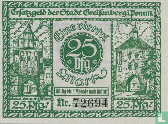 Greifenfeld 25 Pfennig - Image 1