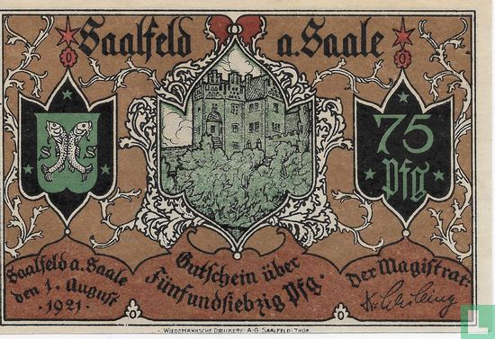 Saalfeld, Stadt - 75 Pfennig (1) 1921 - Bild 1