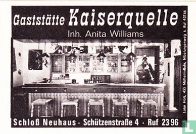 Gaststätte Kaiserquelle - Anita Williams