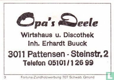 Opa's Deele - Erhardt Buuck