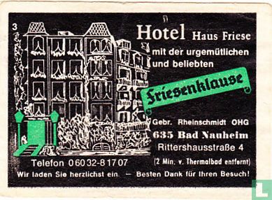 Hotel Haus Friese - Friesenklause