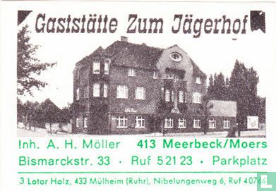 Gaststätte Zum Jägerhof - A.H. Möller