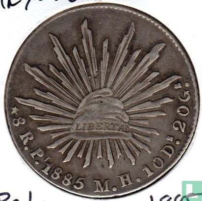 Mexique 8 reales 1885 (Pi MH) - Image 1
