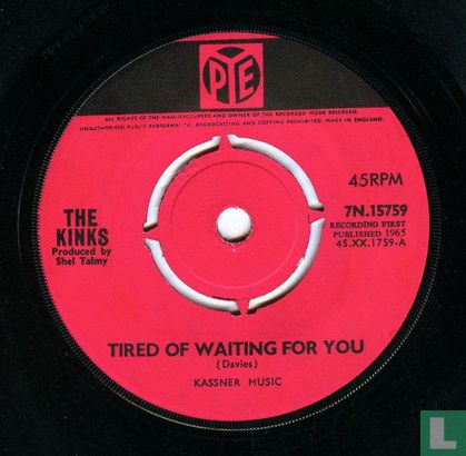 Tired of Waiting for You - Afbeelding 3