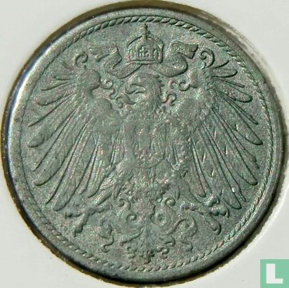 Empire allemand 10 pfennig 1922 (sans marque d'atelier) - Image 2