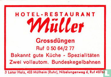 Hotel-Restaurant Müller