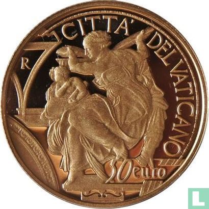 Vaticaan 50 euro 2014 (PROOF) "450th anniversary of the Death of Michelangelo" - Afbeelding 2