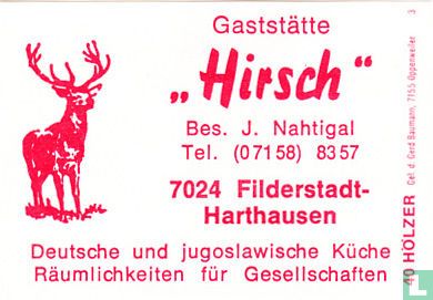 Gaststätte "Hirsch" - J. Nahtigal