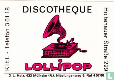 Discotheque Lollipop