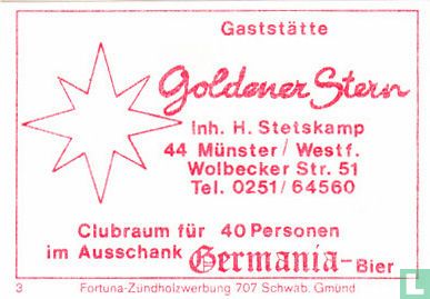 Goldener Stern - H. Stetskamp