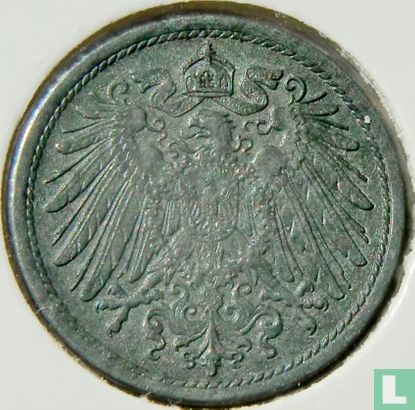 Empire allemand 10 pfennig 1921 (zinc) - Image 2