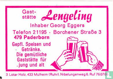 Gaststätte Lengeling - Georg Eggers