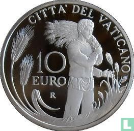 Vaticaan 10 euro 2013 (PROOF) "50th World Day of Prayer for Vocations" - Afbeelding 2