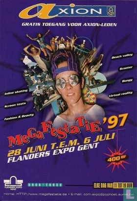 0560 - axion "Megafestatie '97 Flanders Expo Gent" - Afbeelding 1
