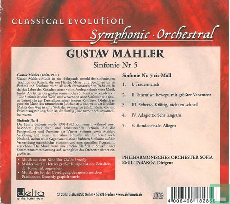 Gustav Mahler Symphony No. 5 - Afbeelding 2