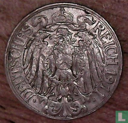 German Empire 25 pfennig 1911 (D) - Image 1