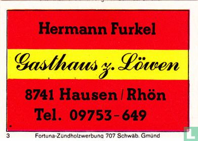 Gasthaus z. Löwen - Hermann Furkel